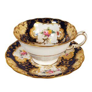 Rare Minton for Birks Bone China Tea Cup & Saucer